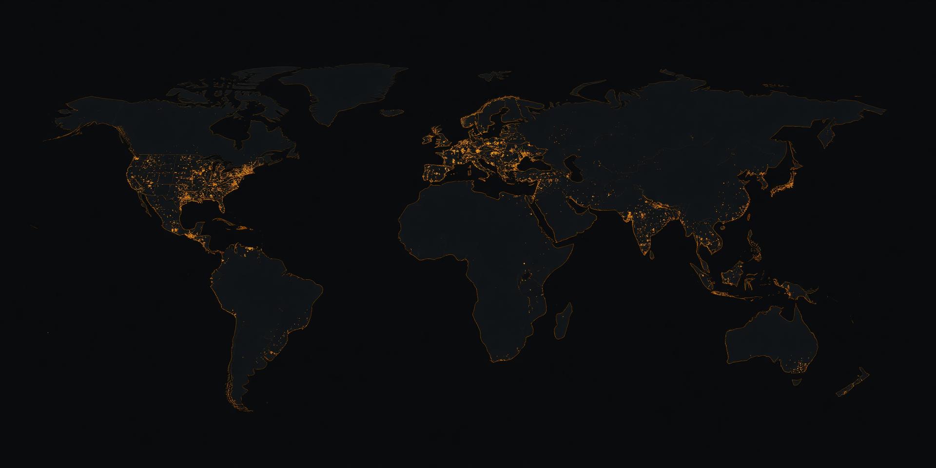Gold Sellers Uganda global delivery map